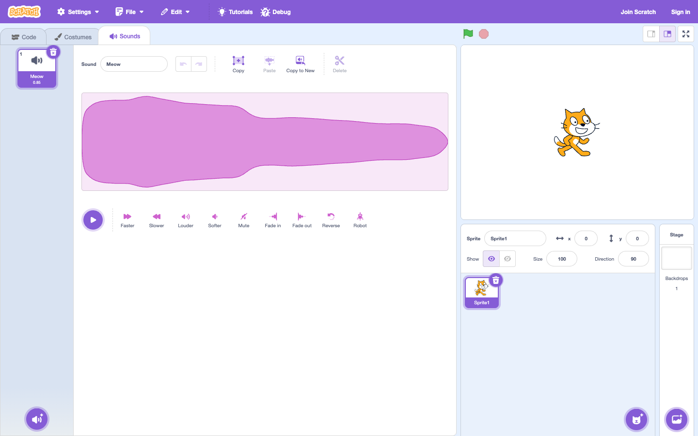ขั้นตอนที่ 1: กลุ่มควบคุมใน Scratch